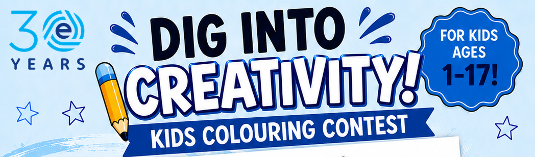 Dig Into Creativity Kids Colouring Contest